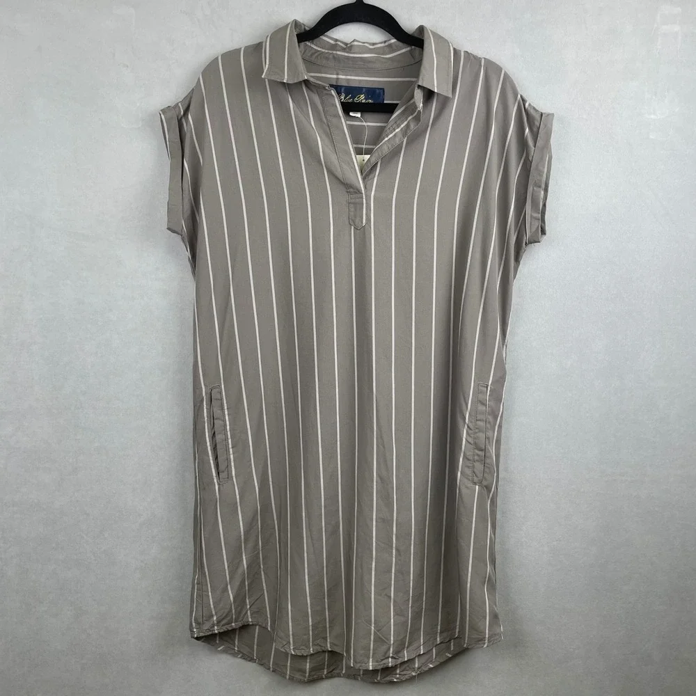 francesca's blue rain dress Francescas Olive Stripe Tencel Shift Earthy FRTK1260TC Wmn S NWT LowStock:42750083530803 Coat Size:41 L I made a towel